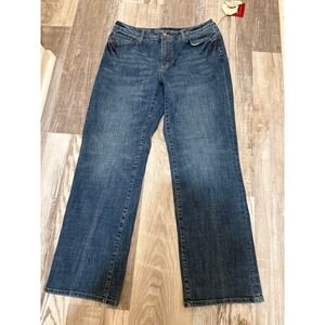 Seven7 Premium Denim Womens Size 16 Slim Bootcut Jeans Medium Wash Blue 010811